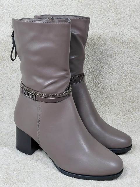 Cizme dama gri Paulina2 biashoes.ro imagine reduceri